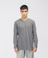 Men's Basic Long Sleeve V-Neck Tee